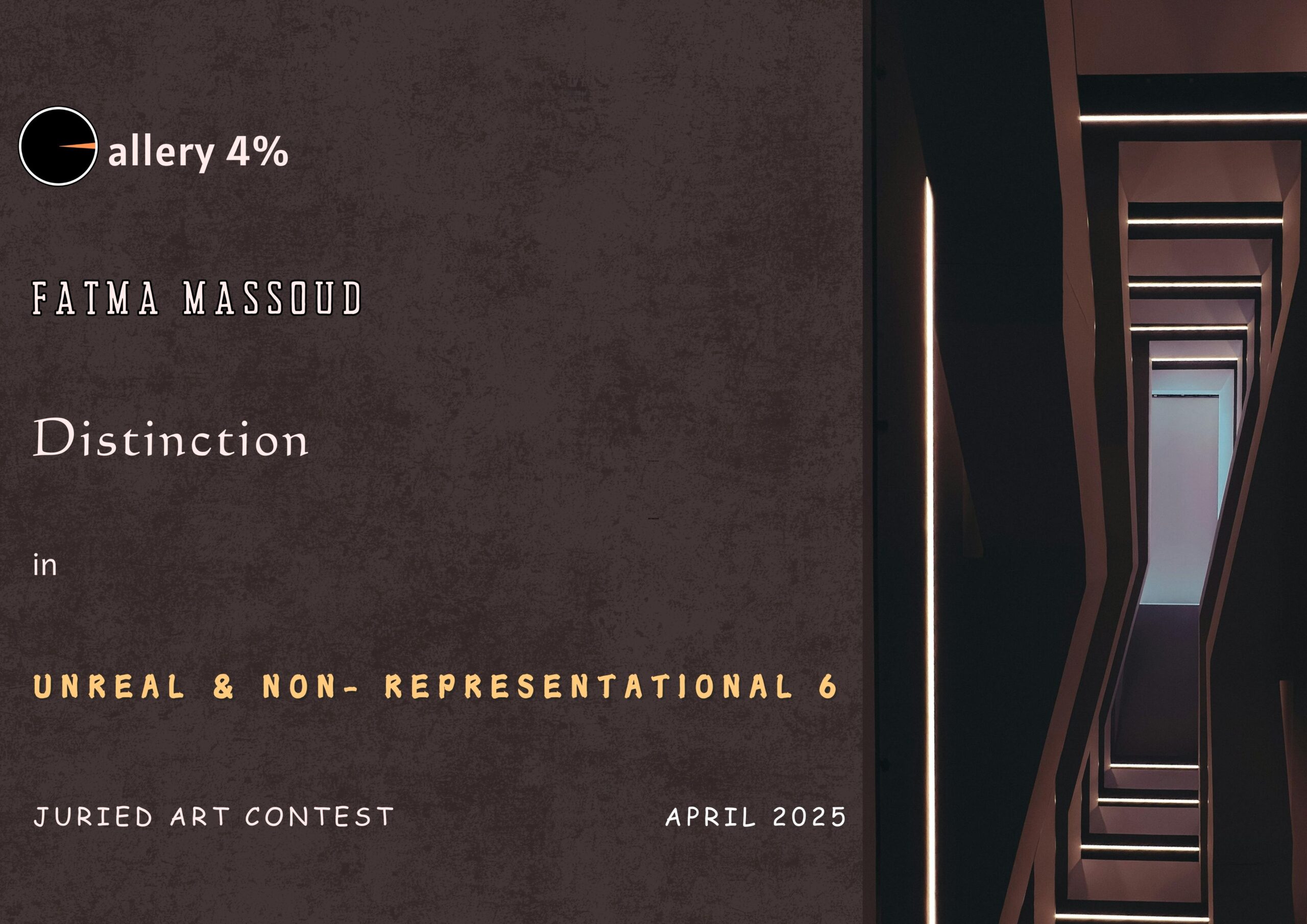 Non-Representational Art Award – Gallery 4 Percent