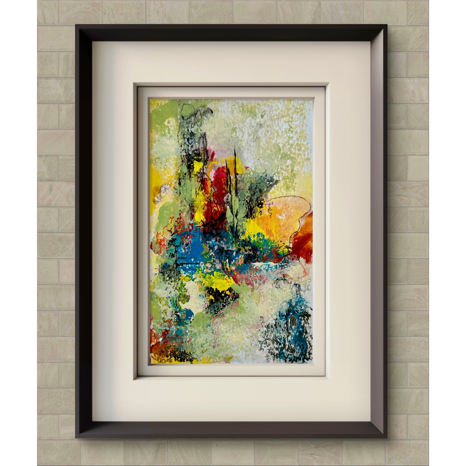 Temple Trace Abstract Painting