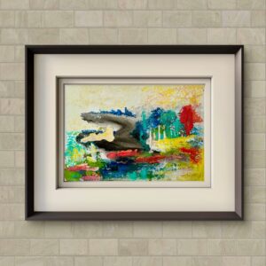 Once Upon A Trace abstract painting